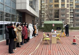 魯商服務濟南城市公司開展防疫演練活動