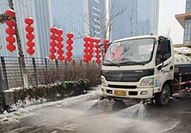 2022年濟(jì)南的第一場雪，魯商服務(wù)在行動