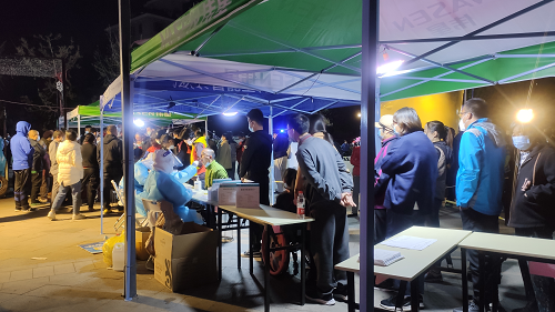 完成全員檢測，請全民放心